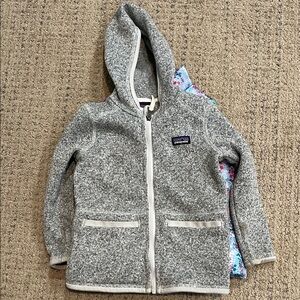 Patagonia Kids' Gray Full-Zip Hoodie
